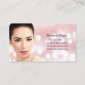 Skincare & Beauty Salon Visitenkarte Visitekaartje (Achterkant)
