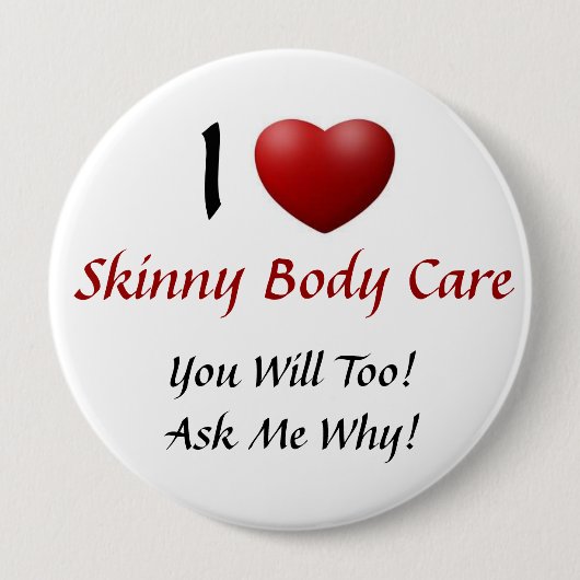 Skinny Body Care Ronde Button 4,0 Cm (Voorkant)