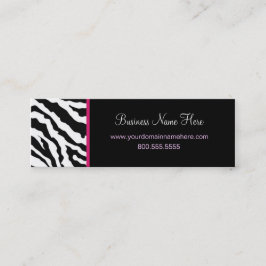 Skinny Business Card Template **Vet Mini Visitekaartje