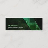 Skinny Computer Chip Visitekaartjes (Achterkant)