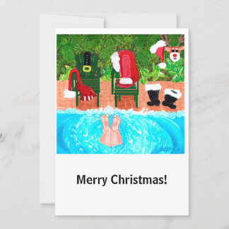 Skinny Dipping kerstkaart