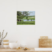 Skinny Dipping Koeien Poster (Keuken)