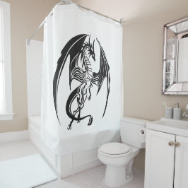 Skinny draken... douchegordijn