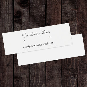 Skinny Earring Visitekaartjes