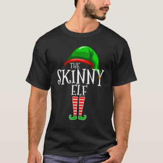 Skinny Elf Family Matching Group Kerstmis T-shirt