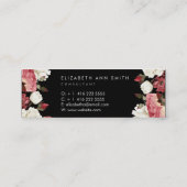 Skinny Floral Design Visitekaartje (Achterkant)