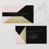 Skinny Gold Effect Chic-Visitekaartje Visitekaartje (Voorkant / Achterkant)