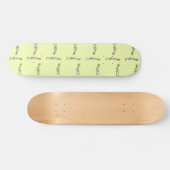 Skinny groene zombie skateboard (Horizontaal)