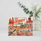  Skinny Guy Mail Order Advertisation Briefkaart (Staand voorkant)