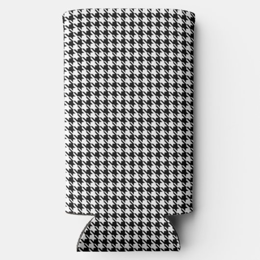 Skinny Monogram Initialen, Houndstooth Pattern, (Achterkant)