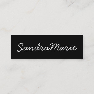 skinny MUA-kaart Mini Visitekaartje