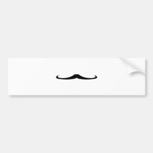 Skinny Mustache Bumpersticker