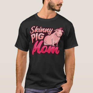 Skinny Pig Moeder Bandana Ontwerp voor een Cavia L T-shirt