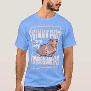Skinny Pig Wheek Design for a Guinea Pig Lover T-shirt