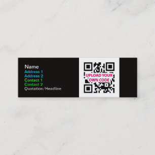 Skinny QR Code Visitekaartjes