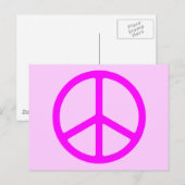 Skinny roze gebarentbriefkaart briefkaart (Voorkant / Achterkant)