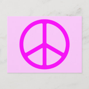 Skinny roze gebarentbriefkaart briefkaart