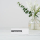 Skinny Slim Grey White Black Visitekaartje (Staand voorkant)