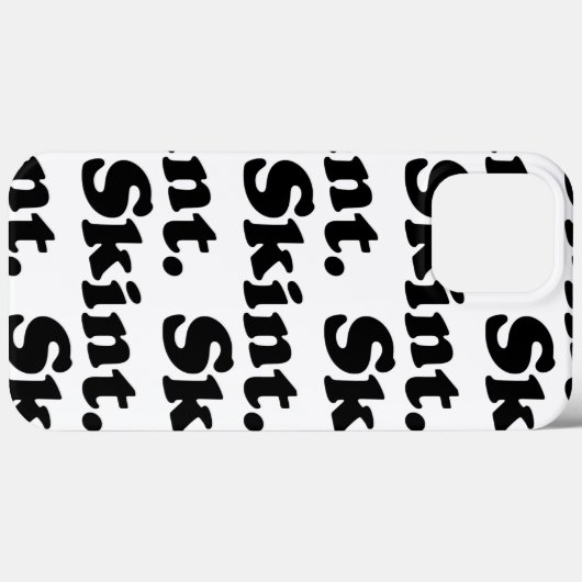 Skint. Case-Mate iPhone Case (Achterkant (horizontaal))