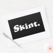 Skint. Rechthoekige Sticker (Envelop)