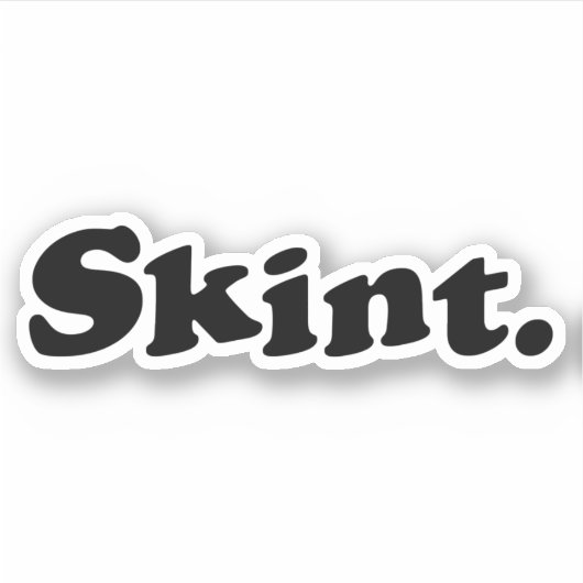 Skint. Sticker (Voorkant)