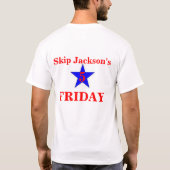 Skip Jackson's 5 sterrenvrijdag T-shirt (Achterkant)