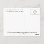 Skip Sayles™_Greetings van het briefkaart van San  (Achterkant)