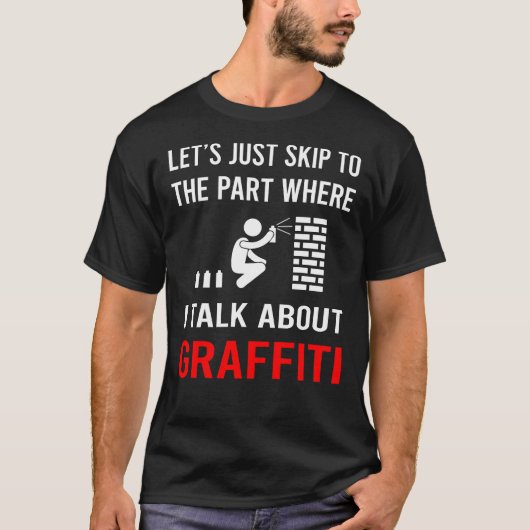 Skip Talk Graffiti T-shirt (Voorkant)