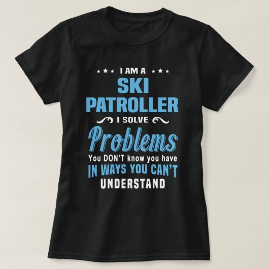 skipatrouille t-shirt (Design voorkant)