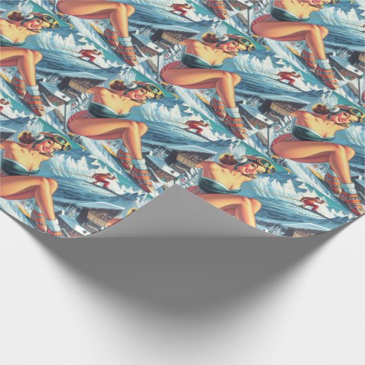 skipin omhoog cadeaupapier (Hoek)