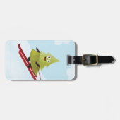 Skipinebomen Sneeuwwinter Bagagelabel (Voorkant horizontaal)