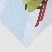 Skipinebomen Sneeuwwinter Tissuepapier (Detail)