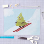 Skipinebomen Sneeuwwinter Tissuepapier (Craft)