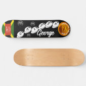 SKIPPA GEORGE 8 1/4" Skatebord Dek Skateboard (Horizontaal)
