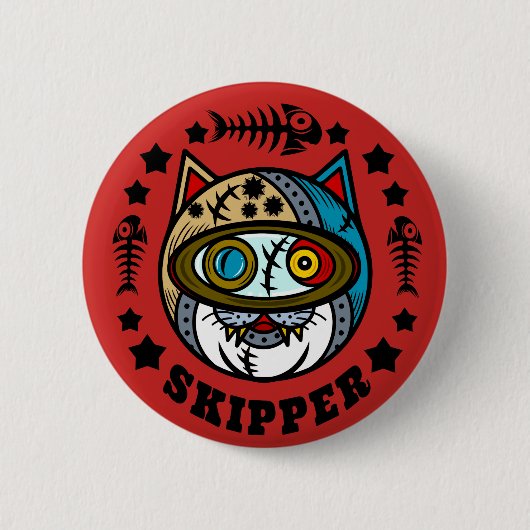 SKIPPER Button badges (Devant)