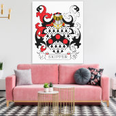 Skipper Family Crest Canvas Afdruk (Insitu (Woonkamer))