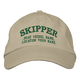 SKIPPER personaliseer het! Jouw naam Naam boot Pet