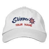 SKIPPER Wheel Personaliseer het! Pet (Voorkant)