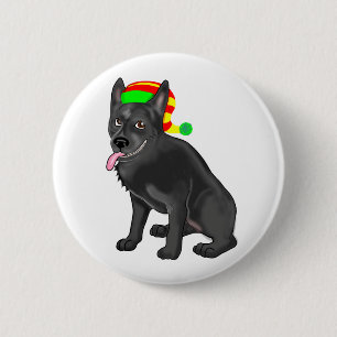 Skipperke Gnome Ronde Button 5,7 Cm
