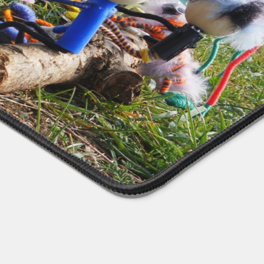 Skippiebal race van Fubby poppetjes op ballonnen. Bureaumat (Hoek)