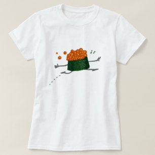 Skipping Salmon Roe Funny Sushi T-shirt