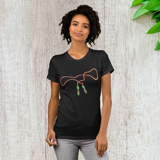 Skipping touw vrouwen T-shirt