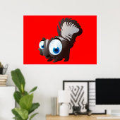 Skippy the Skunk Poster (Thuiskantoor)