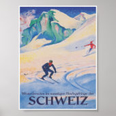 skireisposter Zwitserland Poster (Voorkant)