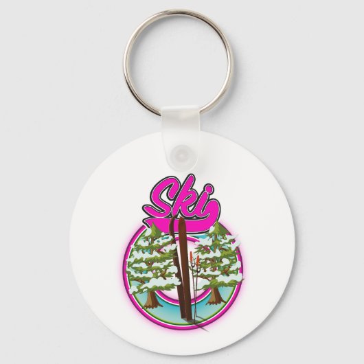 skiroze logo sleutelhanger (Voorkant)