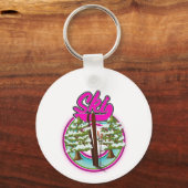 skiroze logo sleutelhanger (Achterkant)