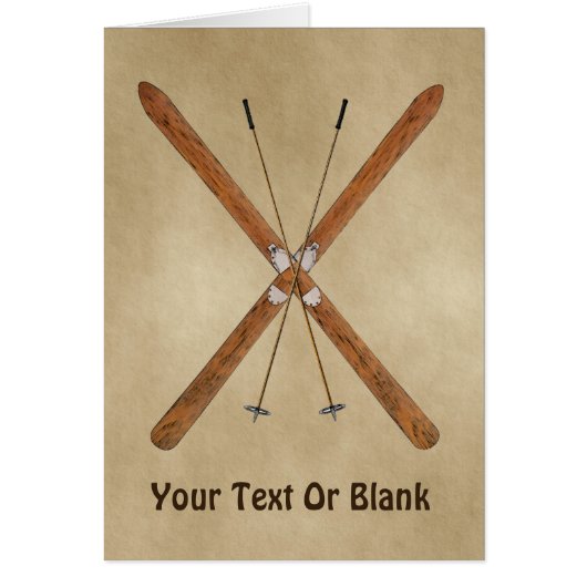 Skis De Fond Et Polonais (Devant)