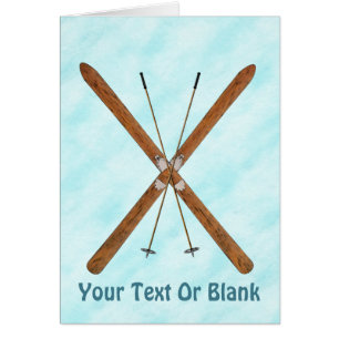 Skis De Fond Sur Neige