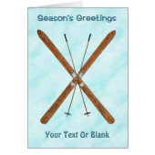 Skis De Fond Sur Neige (Devant)