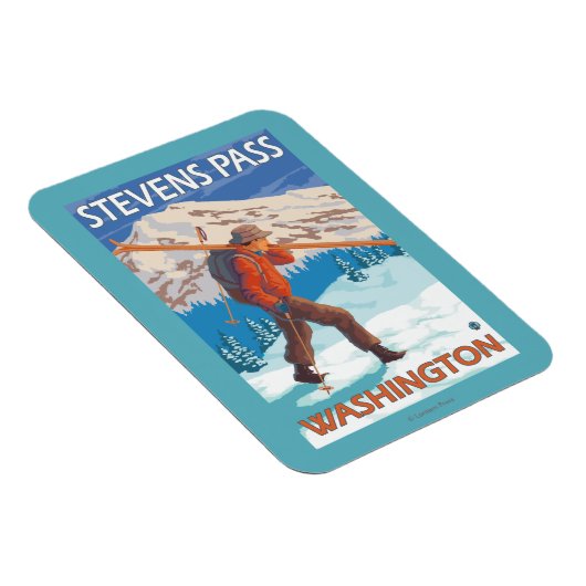 Skis voor het vervoeren van sneeuw - Stevens passe Magneet (Rechterzijde)